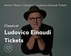2x Ludovico Einaudi 6 Juli naast elkaar vak 110, Twee personen, Juli