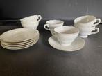 Vintage servies met groen bolletje, Ophalen of Verzenden