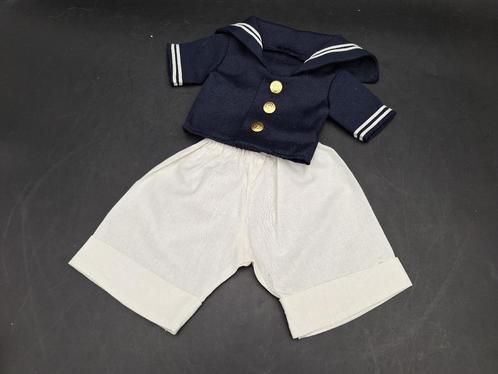 oud marine poppen hemdje met broek, jaren 40, Verzamelen, Poppen, Zo goed als nieuw, Kleertjes, Ophalen of Verzenden