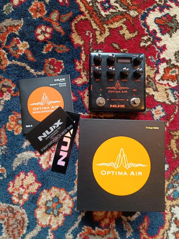 Nux Optima Air dual switch, Muziek en Instrumenten, Effecten, Nieuw, Volume, Overige typen, Equalizer, Compressor, Multi-effect