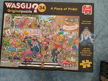 2 x Wasgij puzzel 1000 stukjes. beschikbaar voor biedingen
