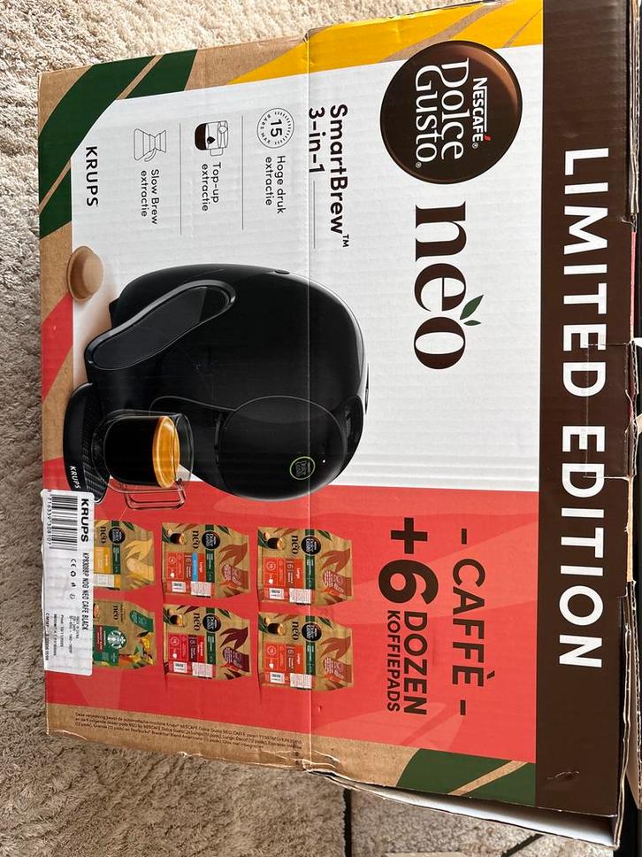 Nescafé Dolce Gusto Neo Koffiemachine - Nieuw!, Witgoed en Apparatuur, Koffiezetapparaten, Nieuw, Koffiepads en cups, Koffiemachine