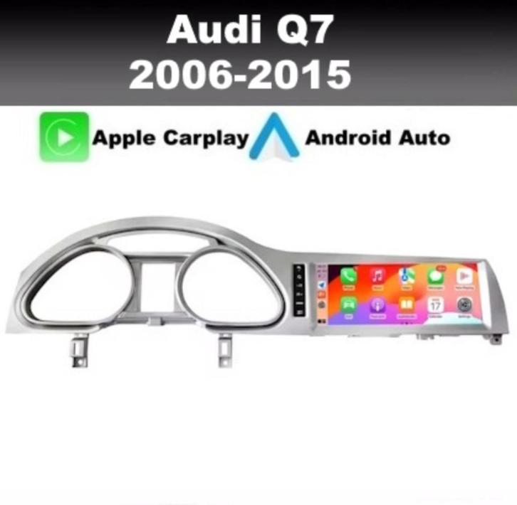 Audi Q7 2006-2015 navigatie android 14 dab carplay 10,25inch, Auto diversen, Autoradio's, Nieuw, Ophalen of Verzenden