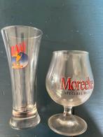 Raafbier speciaal  en Moreeke bierglas, Ophalen of Verzenden, Zo goed als nieuw, Glas of Glazen, Overige merken