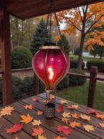 Countryfield Hanger Hete Luchtballon-Solar-LED-S-L11B11H37cm, Zonne-energie, Kunststof, Minder dan 50 watt, Nieuw