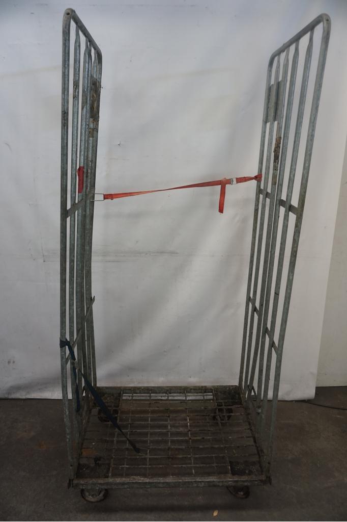 Oude rolcontainer, Doe-het-zelf en Verbouw, Transportwagens, Gebruikt, Transportkar, 100 liter of meer, Ophalen of Verzenden