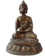 Antiek bronzen Boeddhabeeld – Tibet/Nepal, ca. 1890–1930, Ophalen of Verzenden, Gebruikt