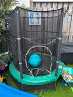 Kleine trampoline met net, Ophalen, Gebruikt
