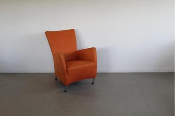 Montis Windy Fauteuil Oranje Stof Gemêleerd – Staal beschikbaar voor biedingen