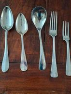Antiek zilveren bestek totaal 260 gram zilver., Ophalen of Verzenden