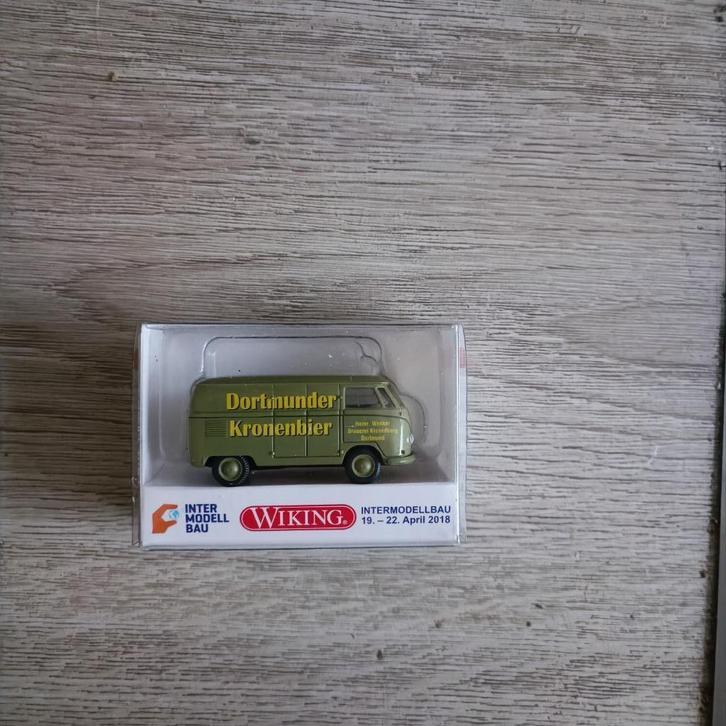 Wiking VW T1 (Typ 2) Kasten Dortmunder Kronenbier, Hobby en Vrije tijd, Modelauto's | 1:87, Nieuw, Auto, Wiking, Ophalen of Verzenden