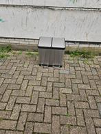 RVS Prullenbak met Pedaal - Afvalscheiding, Ophalen, Gebruikt, Met pedaal, 50 tot 75 cm