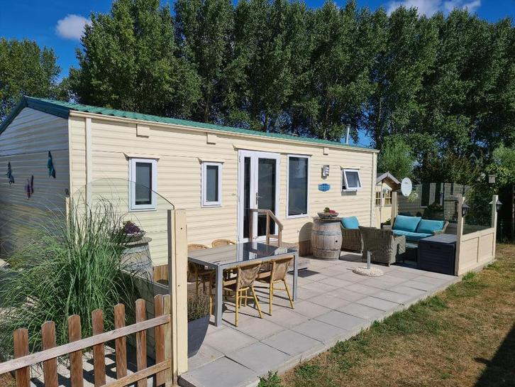 stacaravan te huur op de camping "Bonte Hoeve" in Zeeland, Caravans en Kamperen, Verhuur