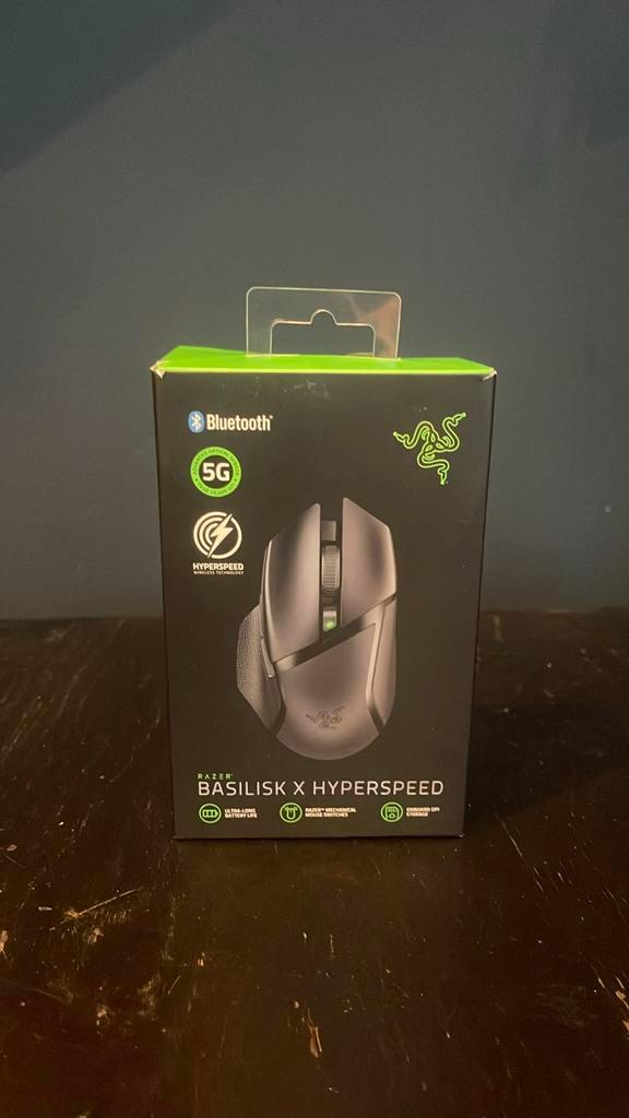 Razer Basilisk X HyperSpeed, Computers en Software, Muizen, Gebruikt, Muis, Rechtshandig, Draadloos, Gaming muis, Ophalen of Verzenden