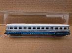 Modelspoorwagon - Blauw/Grijs - Schaal N, Overige merken, Gelijkstroom of Wisselstroom, Wagon, Ophalen of Verzenden