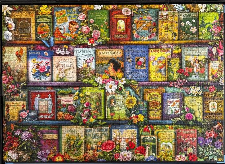 Ravensburger - Vintage - Summer garden - 1000, Hobby en Vrije tijd, Denksport en Puzzels, Zo goed als nieuw, Legpuzzel, 500 t/m 1500 stukjes