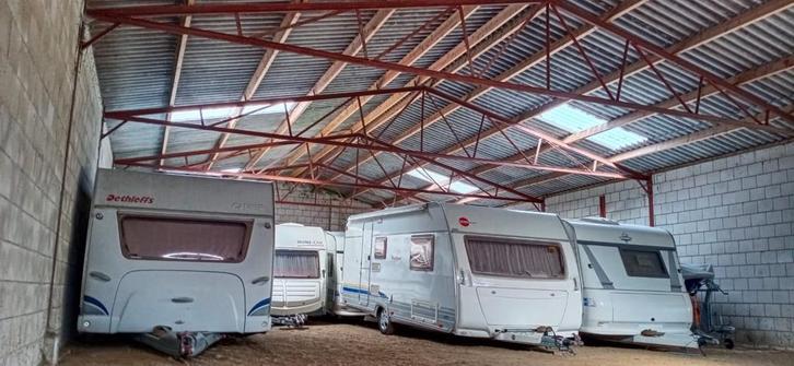 Grote caravan/ boten en camper stalling ., Caravans en Kamperen, Caravanstallingen