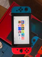Nintendo switch + 9 spellen (ZGAN), Ophalen of Verzenden, Zo goed als nieuw, Met 2 controllers, Switch Original
