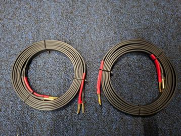 2 x 2.50 meter Tellurium Q Black II Speakerkabels beschikbaar voor biedingen