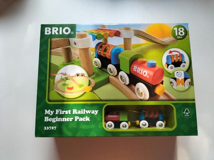 BRIO Mijn Eerste Trein Set - Nieuw in Doos!, Kinderen en Baby's, Speelgoed | Houten speelgoed, Nieuw, Ophalen