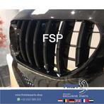 W205 C205 FACELIFT C43 AMG VOORBUMPER + GT GRIL ZWART 2018-2, Gebruikt, -, Voor, Ophalen of Verzenden