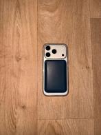 Donkerblauwe Magnetische iPhone portemonnee, Ophalen of Verzenden, Nieuw, IPhone 12 Mini, Hoesje of Tasje