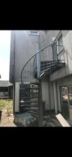 Stalen trap balkon, Doe-het-zelf en Verbouw, Steigers, Ophalen, Overige typen, Minder dan 2 meter