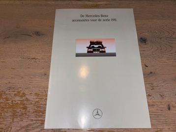 Folder Mercedes-Benz 190 accessoires (W201) 1992 beschikbaar voor biedingen