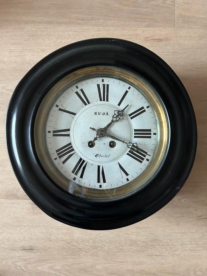 Antieke schoolklok, Antiek en Kunst, Antiek | Klokken, Ophalen