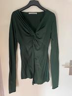 Donkergroen CoraKemperman shirt m L te koop, Kleding | Dames, Maat 42/44 (L), Ophalen of Verzenden, Zo goed als nieuw, Lange mouw