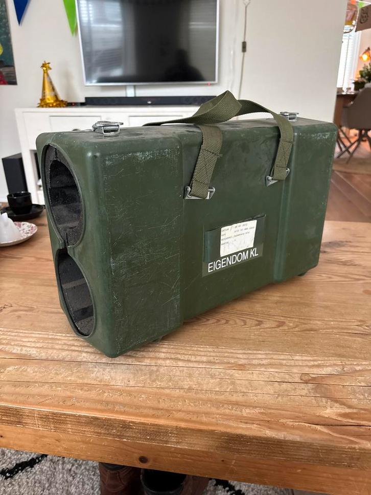 Vintage Munitiekist - Legergroen, Huis en Inrichting, Woonaccessoires | Kisten, Gebruikt, Minder dan 50 cm, Metaal, Ophalen of Verzenden