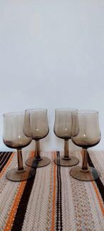 vintage Arcoroc France Luminarc wijn glazen rookglas  70s, Ophalen of Verzenden, Zo goed als nieuw, Overige typen
