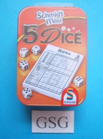 Vijf dice mini nr. 88180-00 beschikbaar voor biedingen