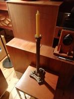 Oude Klassieke Kandelaar, van messing, Antiek en Kunst, Antiek | Kandelaars, Ophalen of Verzenden, Koper of Brons