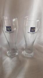 LA TRAPPE witte trappist glazen, 2 stuks, Ophalen of Verzenden, Zo goed als nieuw, Bierglas