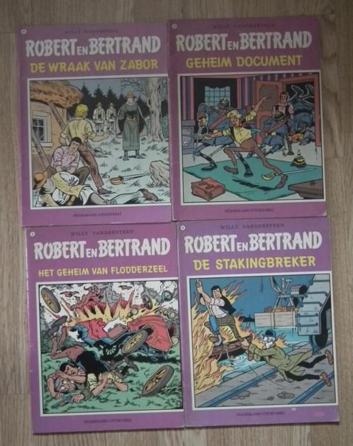 4x Robert en Bertrand (1982/83) - Vandersteen, Boeken, Stripboeken, Gelezen, Meerdere stripboeken, Ophalen of Verzenden