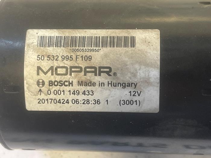 Startmotor van een Alfa Romeo Giulia, Auto-onderdelen, Motor en Toebehoren, Alfa Romeo, Gebruikt, 3 maanden garantie, Verzenden