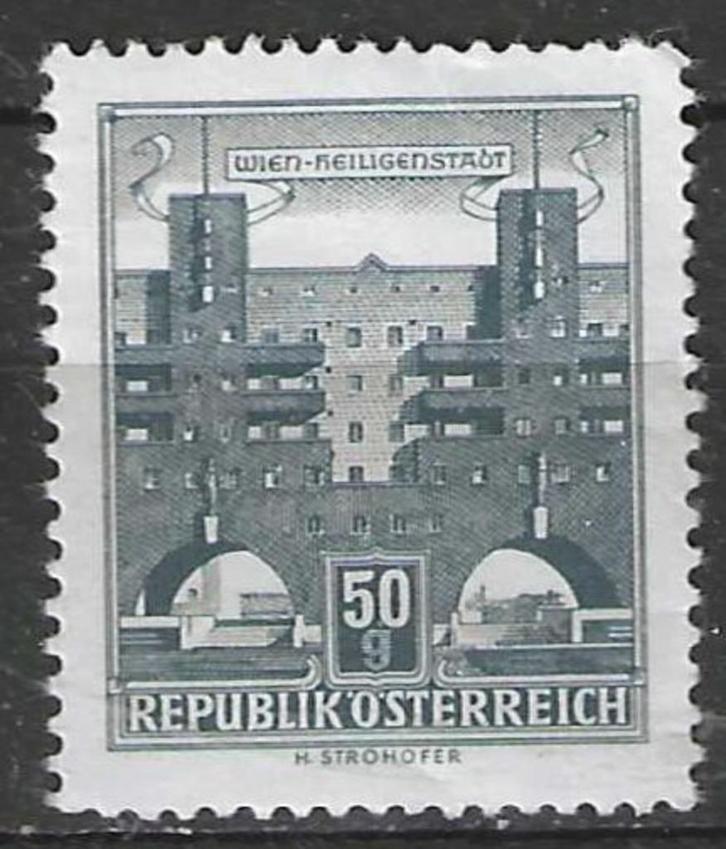 Oostenrijk 1957/1965 - Yvert 869AB - Monument of Gebouw (PF), Postzegels en Munten, Postzegels | Europa | Oostenrijk, Postfris