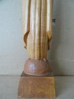 Houten Mariabeeld Mariabeeldje Leonhard Höldrich beeld 24cm, Ophalen of Verzenden, Gebruikt, Beeld(je), Christendom | Katholiek