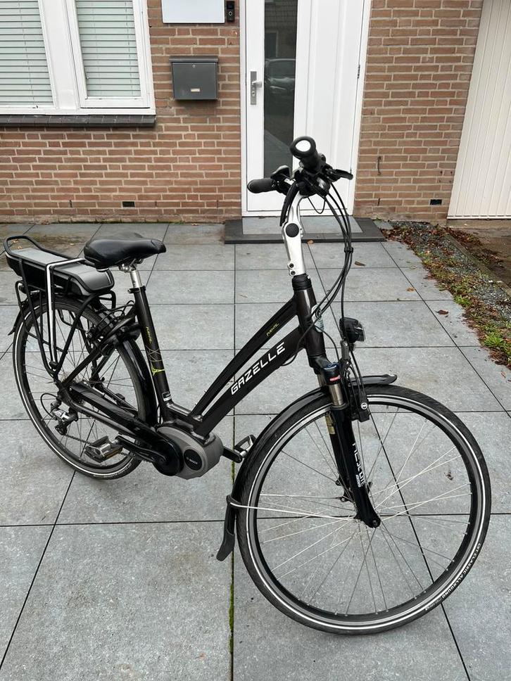 Gazelle fuente bosch 400wh, Fietsen en Brommers, Elektrische fietsen, Zo goed als nieuw, Gazelle, 55 tot 59 cm, 50 km per accu of meer