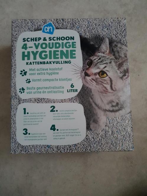 7x Kattenbakvulling AH Schep & Schoon, Dieren en Toebehoren, Kattenbakken, Nieuw, Gesloten, Ophalen