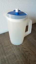 Tupperware schenkkan doorzichtig/blauw, Huis en Inrichting, Keuken | Tupperware, Ophalen of Verzenden, Zo goed als nieuw, Blauw