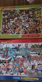 2 thats life puzzels vlaggetjesdag en jan stee.n, Hobby en Vrije tijd, Denksport en Puzzels, Ophalen of Verzenden, 500 t/m 1500 stukjes