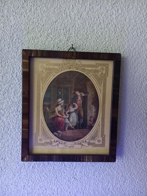 Leuke prent in lijstje, Antiek en Kunst, Curiosa en Brocante, Ophalen of Verzenden