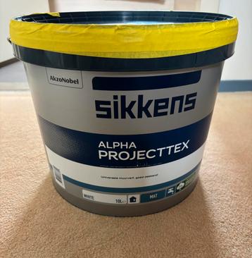 NIEUW Sikkens Alpha Projecttex 10L (RAL 1015 - licht ivoor) beschikbaar voor biedingen