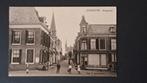 Dokkum Friesland Volk in de Hoogstraat 1906 TULPKAART, Verzamelen, Ansichtkaarten | Nederland, Ophalen of Verzenden, Voor 1920