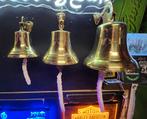 Mooie nieuwe messing café bel/bar bel/scheepsbel met logo, Ophalen of Verzenden, Nieuw, Overige typen