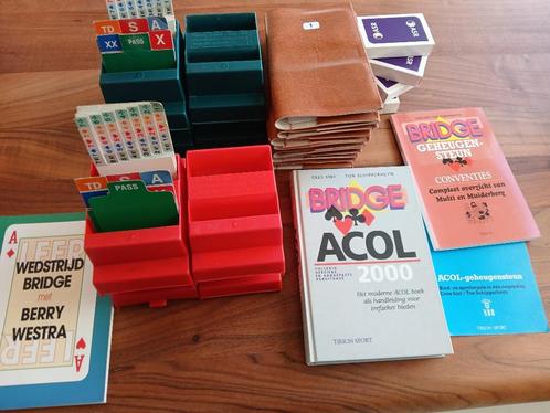 bridge materiaal, Hobby en Vrije tijd, Gezelschapsspellen | Kaartspellen, Gebruikt, Drie of vier spelers, Vijf spelers of meer