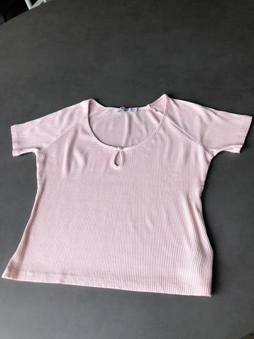 Nieuw roze NA-KD shirt, maat XXL = L beschikbaar voor biedingen