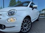 Fiat 500 C 0.9 TwinAir Turbo Lounge - Navi - Climate - OrgNL, Stof, Gebruikt, Cabriolet, Wit